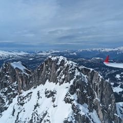 Flugwegposition um 12:34:41: Aufgenommen in der Nähe von Aich, Österreich in 2113 Meter